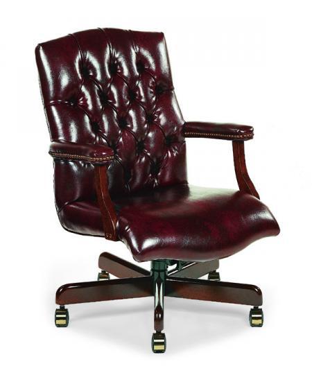 Fairfield leather office store chair